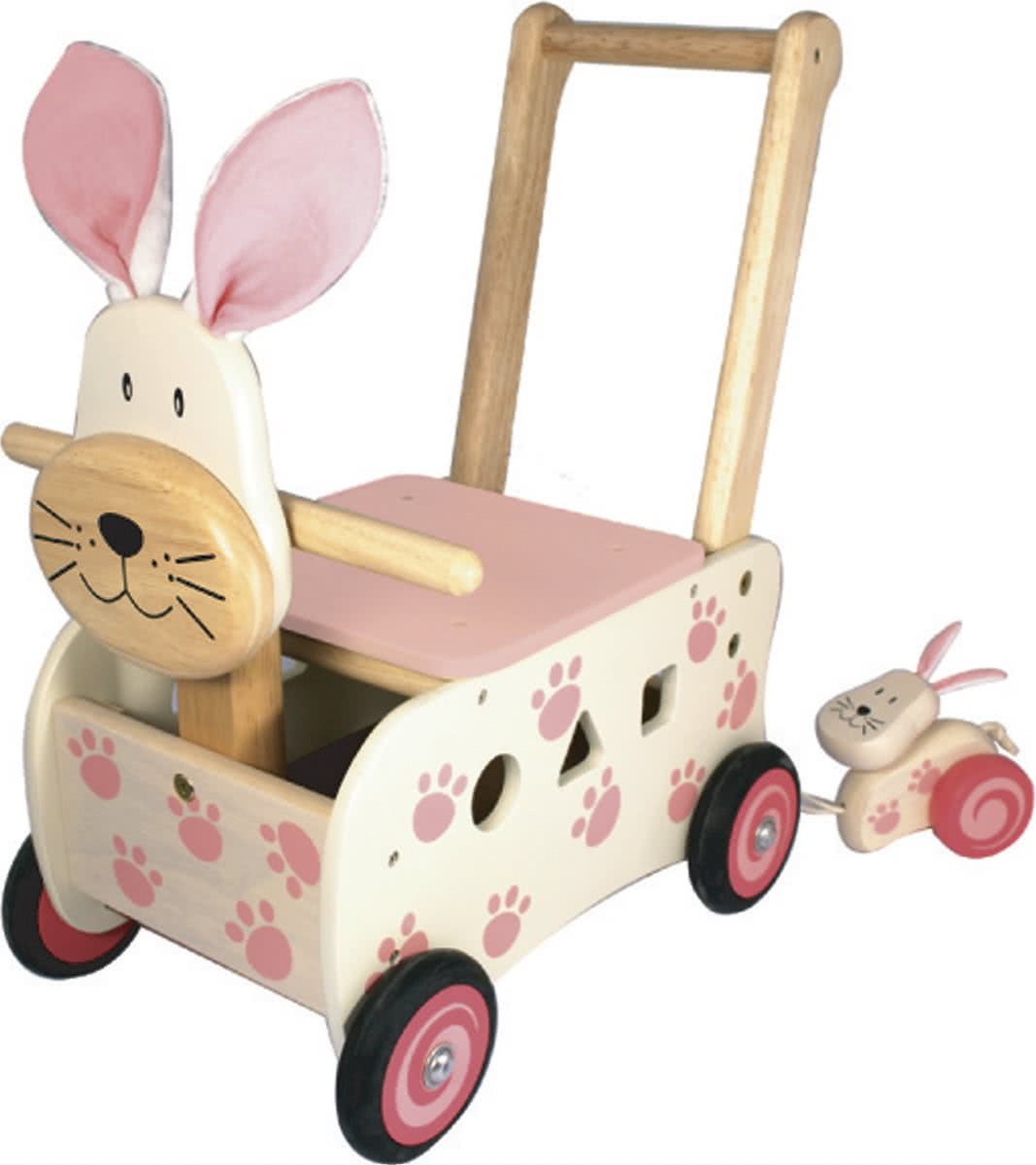 Im Toy Loop/duwwagen Konijn - Roze